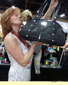 Love at first site. This buyer would not leave without the bag.