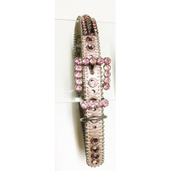 BB Simon Metallic Pink Swarovski Collar