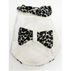 Cream Leopard Reversible Coat