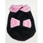 Minky Pink & Black Coat