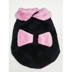 Minky Pink & Black Coat