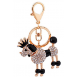 Royal Poodle Keychain