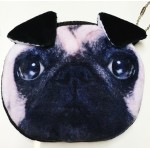 Pug Coin Purse With Ears