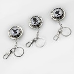 Diamond Top Purse hanger & keychain with mirror