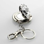 Diamond Top Purse hanger & keychain with mirror