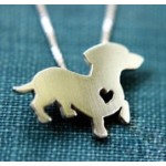 Dachshund Heart Necklace