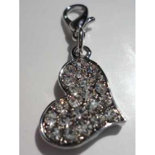 Crystal Heart Charm