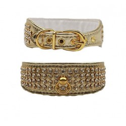 Metallic Crystal Luxe Collar