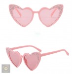 Heart Rhinestone UV400 Sunglasses