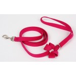 Susan Lanci Swarovski Noveau Bow Dog Leash