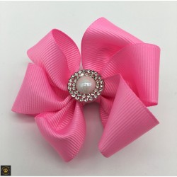 Pearl Rhinestone Bow