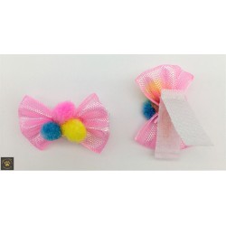 12 Pack Velcro Metallic Bows