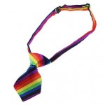 Rainbow Pet Tie