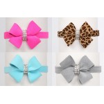 Susan Lanci Swarovski Noveau Bow Dog Leash